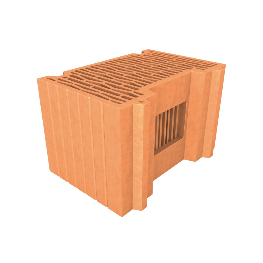 Engineering-Bricks - Porotherm Brick 38STH, 250 x 380 x 238 mm, https:maxbau.ro
