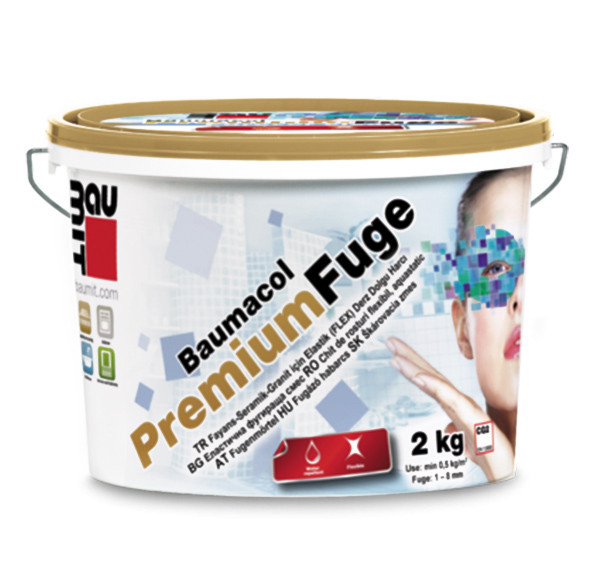 Joints - Baumit PremiumFuge Gray 2kg joints putty, maxbau.ro