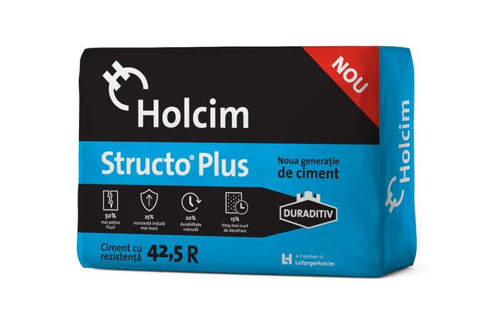 Ciment - Ciment Holcim Structo Plus CEM II 42.5R 20KG, maxbau.ro