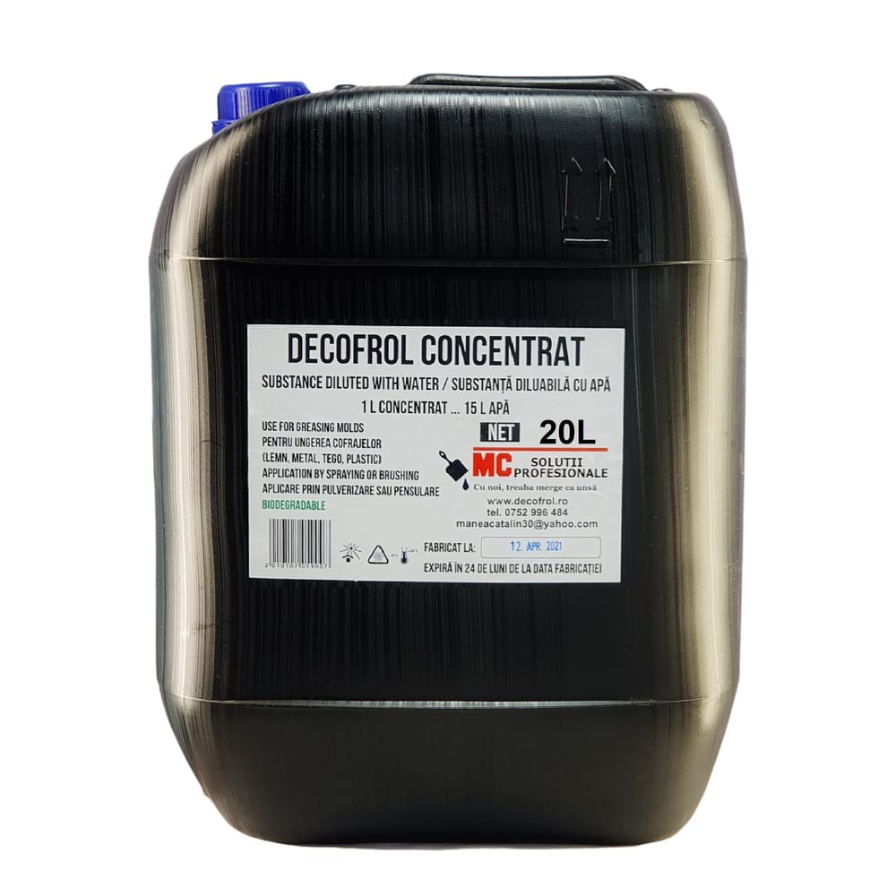 Accesorii Cofraje - Decofrol Concentrat B 20L, maxbau.ro