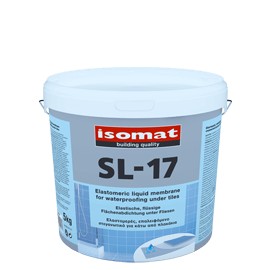 Products for waterproofing and sealing - Elastomer Isomat SL-17 for waterproofing under boards in wet spaces 15Kg, https:maxbau.ro