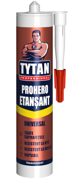 Silicones - Translucent Sealant Prohero Tytan Professional 280ml, https:maxbau.ro
