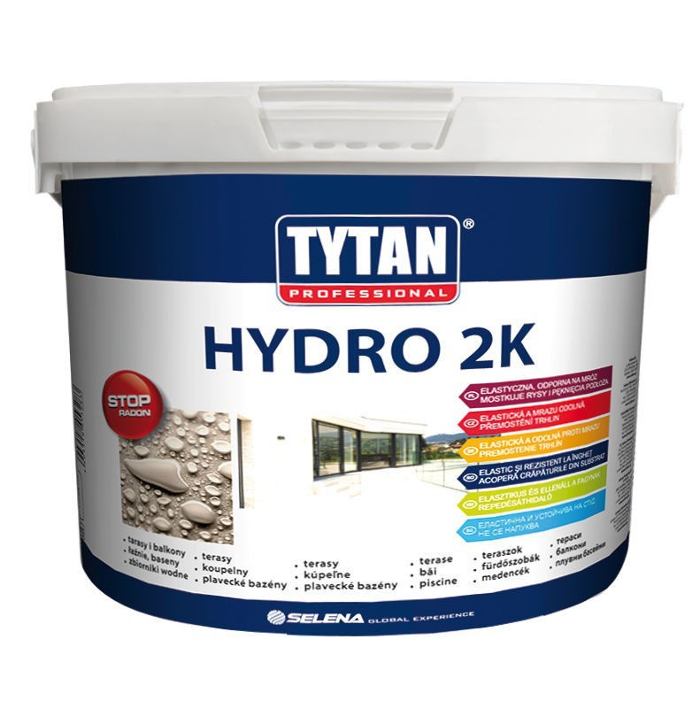 Produse pentru hidroizolatii si etansari - Folie lichida hidroizolanta Hydro 2K Tytan Professional 20kg, https:maxbau.ro