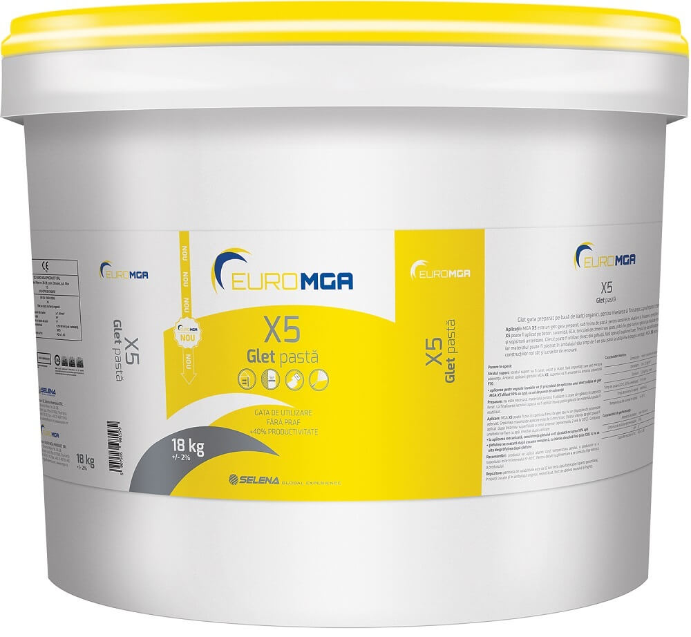 Plasters - Glet pasta X5 Rapido EuroMGA 18kg, https:maxbau.ro