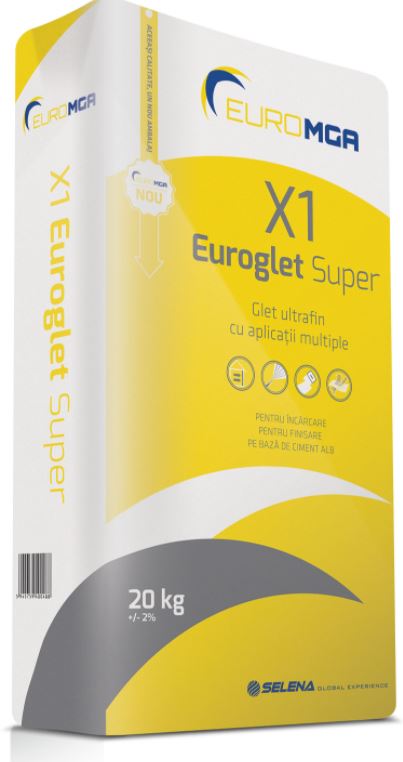 Plasters - Glet X1 Euroglet Super EuroMGA 20kg, https:maxbau.ro