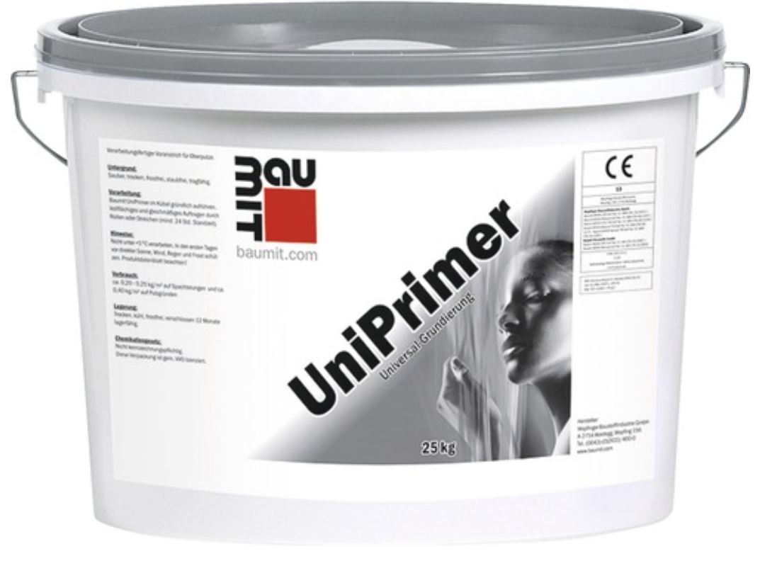 Primers for plastering - Universal primer Baumit UniPrimer, 25KG, maxbau.ro