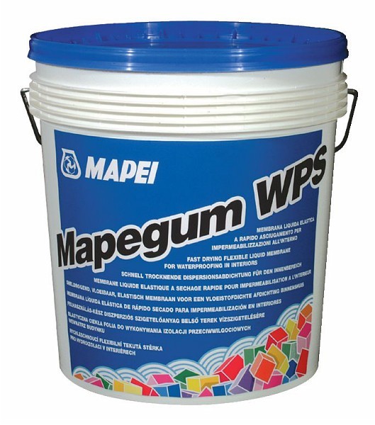 Products for waterproofing and sealing - Elastic liquid waterproofing Mapa Mapegum WPS 20kg, https:maxbau.ro