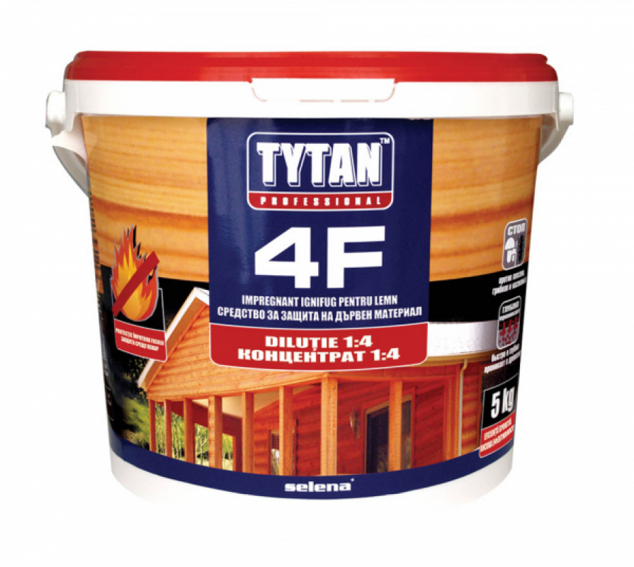 Floor Accessories - 4F Fire Retardant Wood Preserver Tytan Professional 20kg, maxbau.ro
