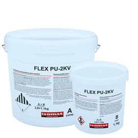 Products for waterproofing and sealing - Double component polyurethane mastic Isomat Flex PU-2KH, 5kg, https:maxbau.ro