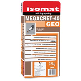 Special Cement Grout - cement grout reinforced with fiber for repair Megacret-40 GEO Isomat 25kg, https:maxbau.ro