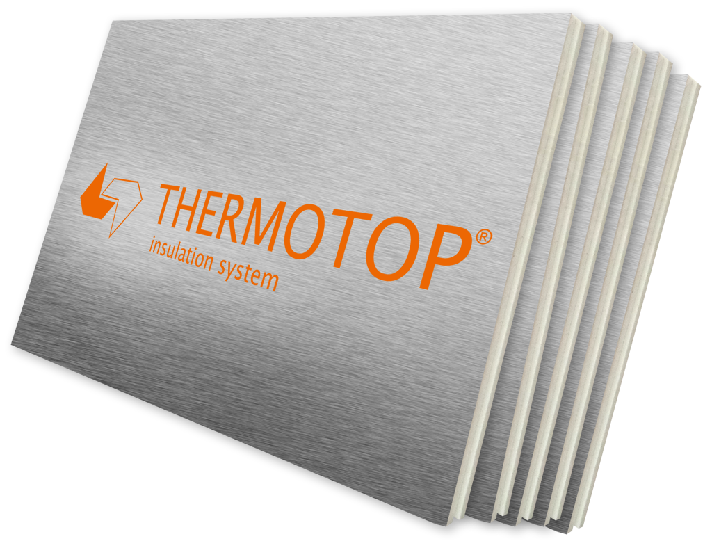 Placi termoizolante PIR - Placa termoizolanta Thermotop Topanel PIR AL-AL 100 x 1200 x 2400 mm, maxbau.ro