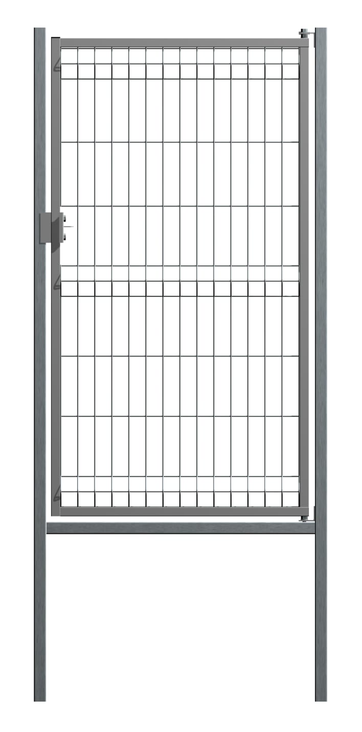 Fence gates - Simple zinc fence gate 1.2 x 1.0 m ECO, https:maxbau.ro
