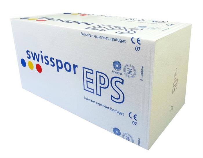 Polystyrene - Expanded polystyrene Swisspor 8 cm EPS70, https:maxbau.ro