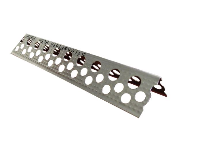Piese si accesorii metalice gips carton - Profil aluminiu de protectie colturi Rigips 25 x 25 x 2500 mm, maxbau.ro