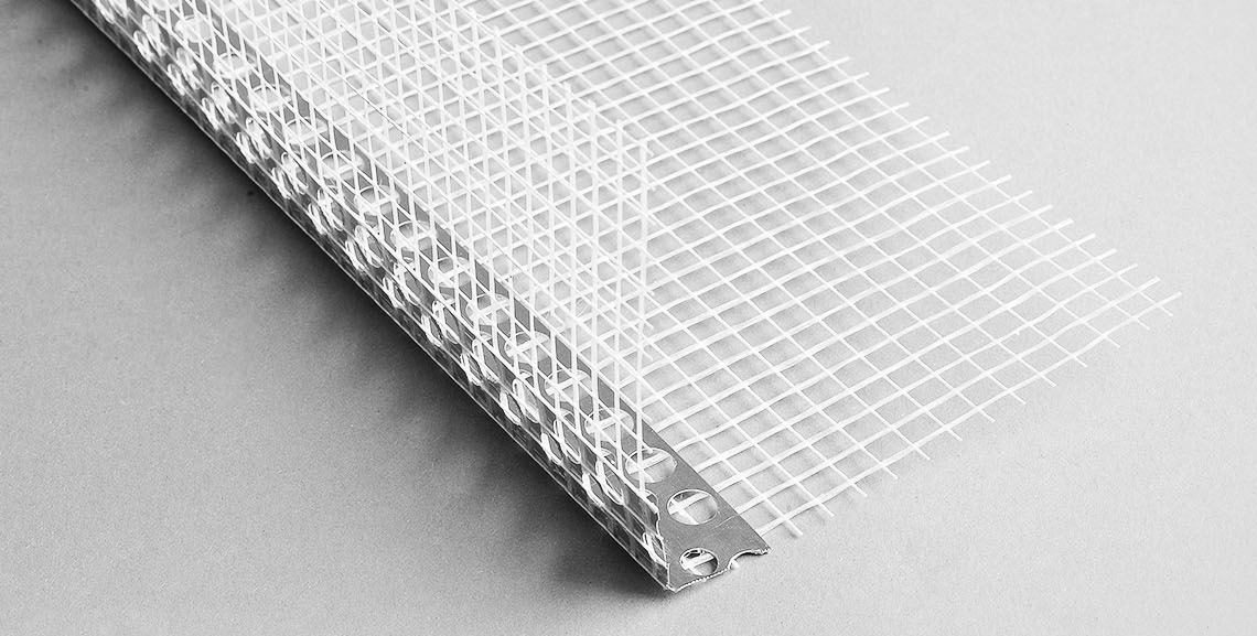 Thermosystem Accessories - Aluminum corner profile with mesh 17 x 17 mm 20 x 70 mm 2.5 ML, https:maxbau.ro