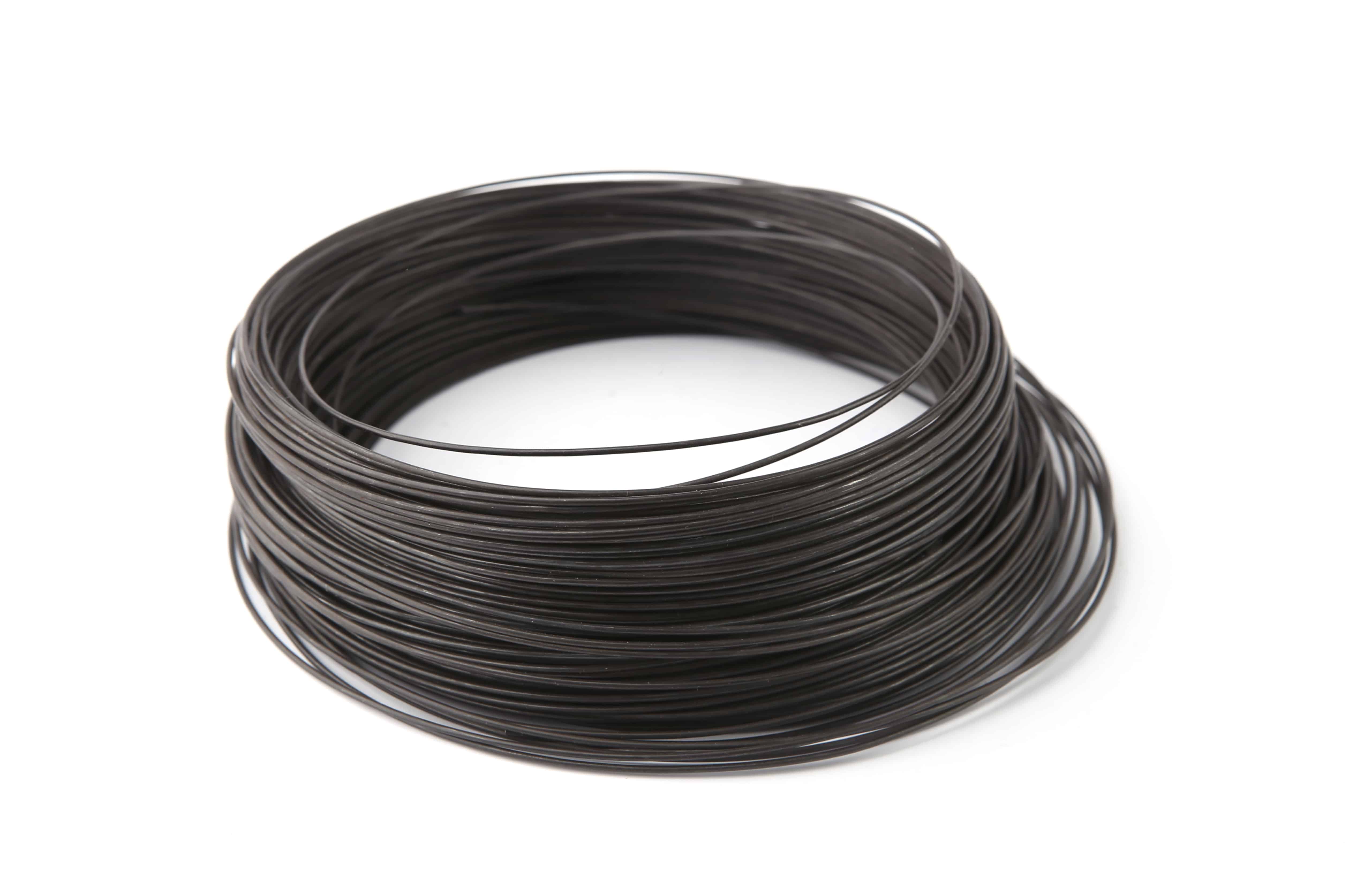 Black soft wire - Black soft wire thickness 0.8 mm, https:maxbau.ro