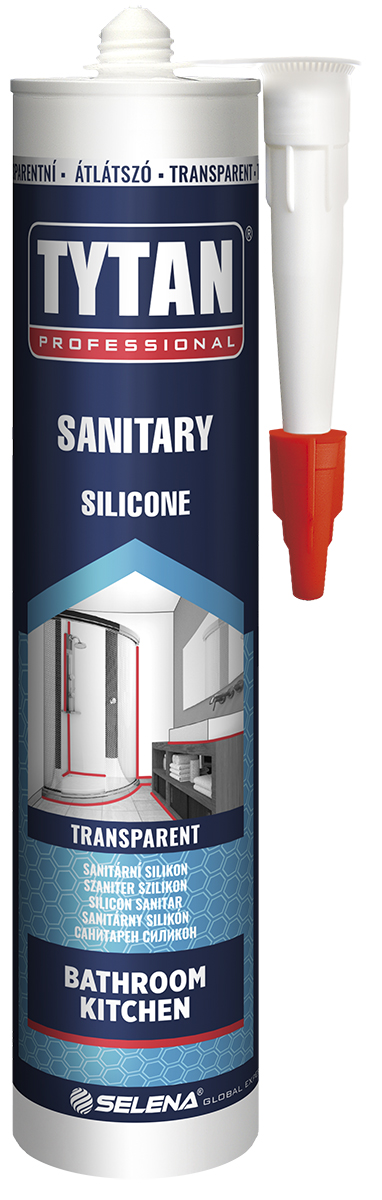 Silicones - Silicone Sanitary Transparent Tytan Professional 280ml, https:maxbau.ro
