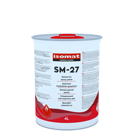 Vopseluri - Solvent pentru vopsele epoxidice Isomat SM-27 4L, maxbau.ro
