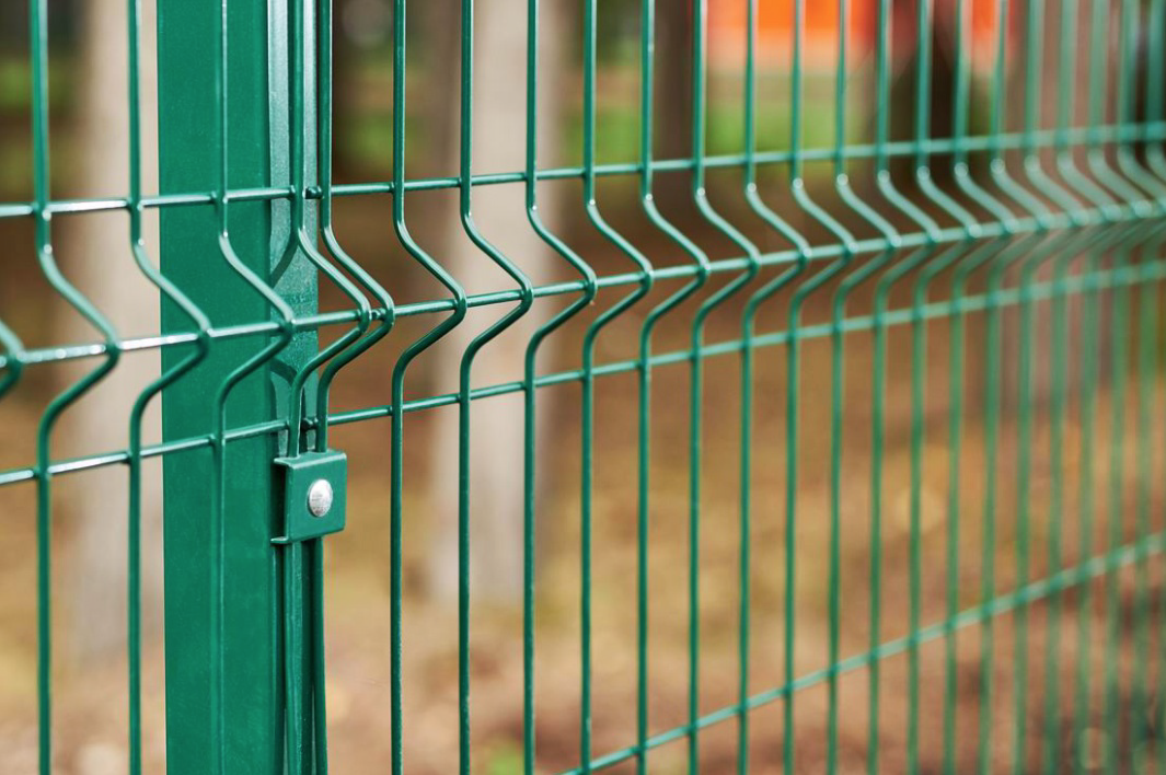 Poles and fence accessories - Galvanized fence pole, green, rectangular 60 x 40 mm, 1.5 mm thickness sheet, 1500 mm, https:maxbau.ro