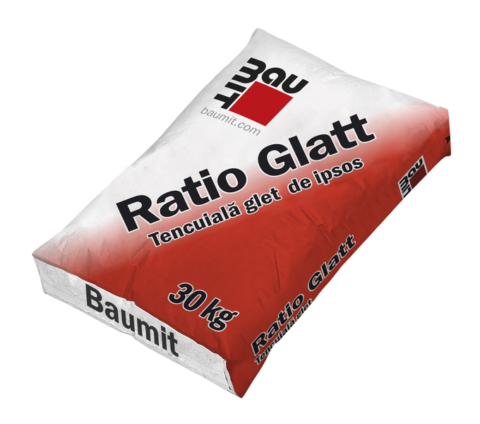 Finishing plasters - Baumit Ratio Glatt Plaster 30KG, https:maxbau.ro