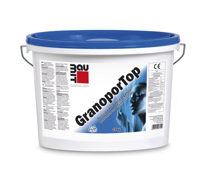 Decorative plasters - Decorative plaster Baumit GranoporTop 1.5K 25KG, https:maxbau.ro