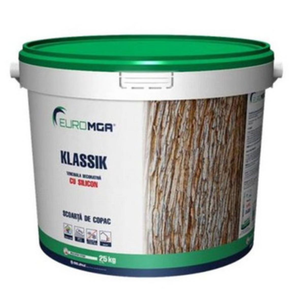 Decorative plasters - KLASSIK EuroMGA K15 25kg Silicone Decorative Plaster, https:maxbau.ro