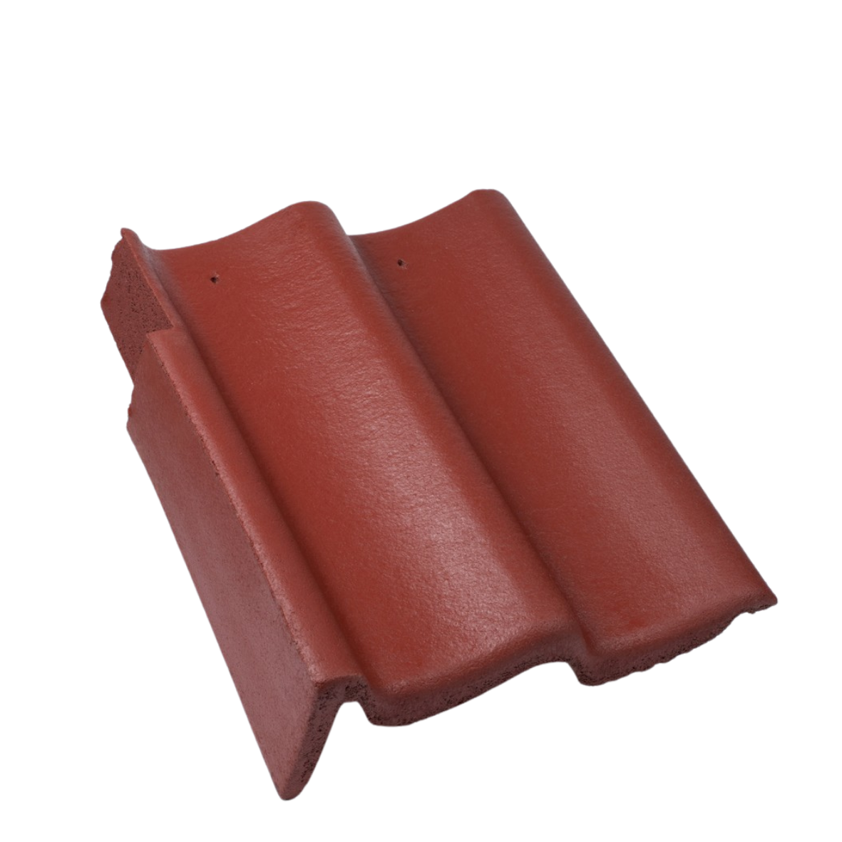 Tigla beton si accesorii - Tigla laterala de stanga Nova rosu coral 420 x 330 mm, maxbau.ro