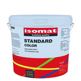 Paints - Matte washable paint for interior Isomat Standard Color white 15L, https:maxbau.ro