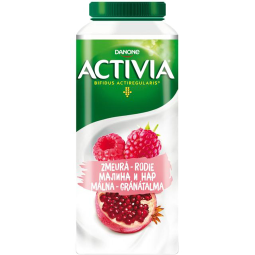 Iaurt natural/fructe - ACTIVIA DE BAUT 320G RODIE ZMEURA, mcanonstop.ro