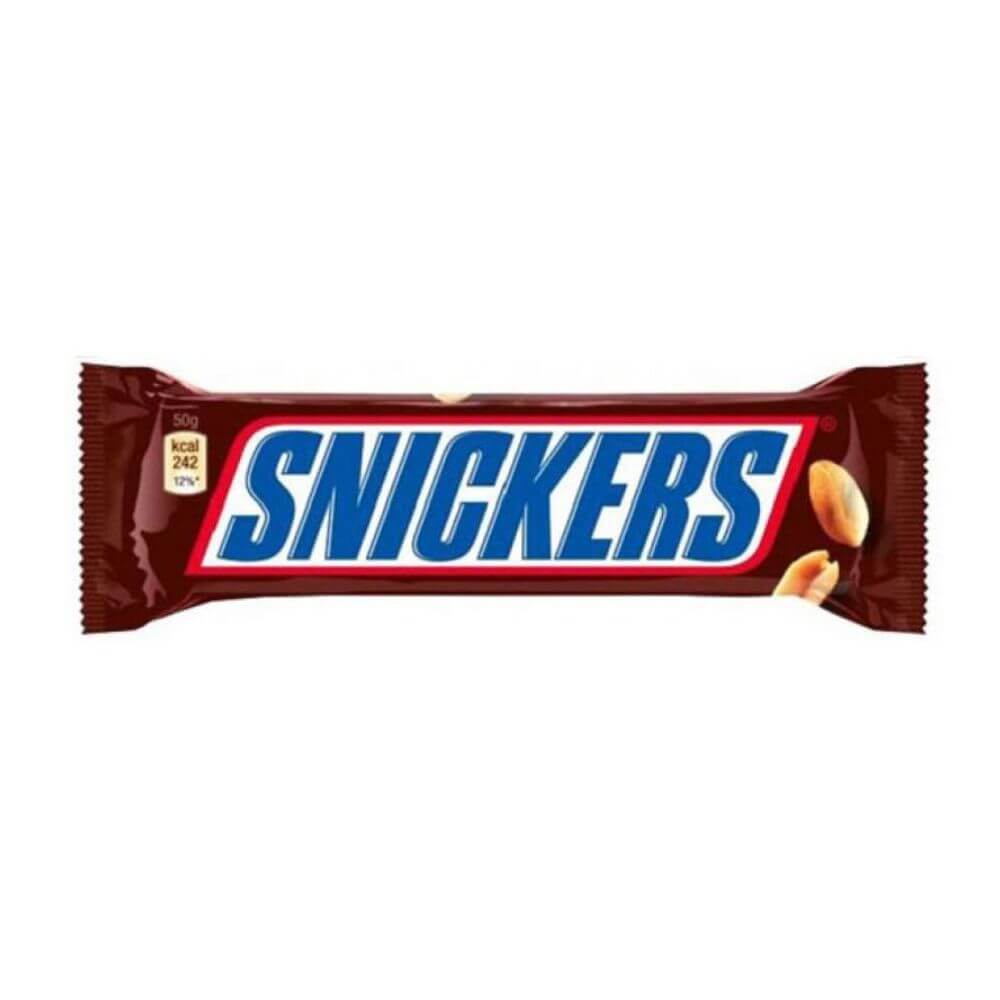 Ciocolata - BATON SNICKERS 50G, mcanonstop.ro