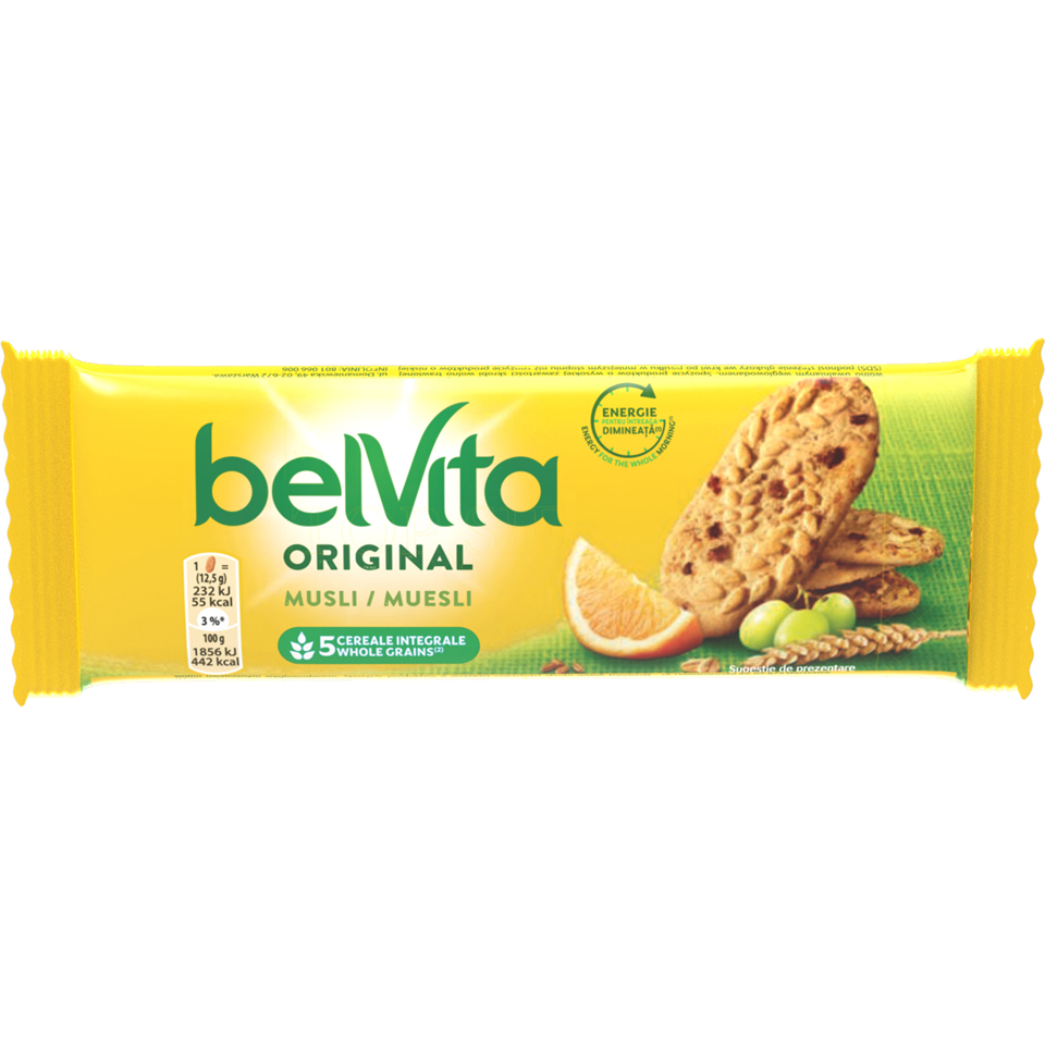 Biscuiti - BELVITA START 50G CEREALE&FRUCTE, mcanonstop.ro