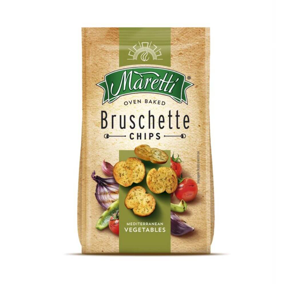 Chips / Snaks / Pufuleti - BRUSCHETTE MARETTI 70G LEGUME MEDIT., mcanonstop.ro