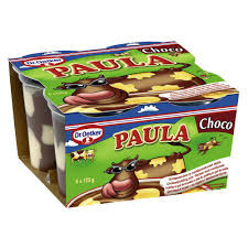 Budinca - BUDINCA PAULA 4*125G MILK&CHOCO NUT, mcanonstop.ro