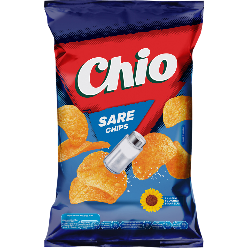 Chips / Snaks / Pufuleti - CHIO CHIPS 140G SARE, mcanonstop.ro