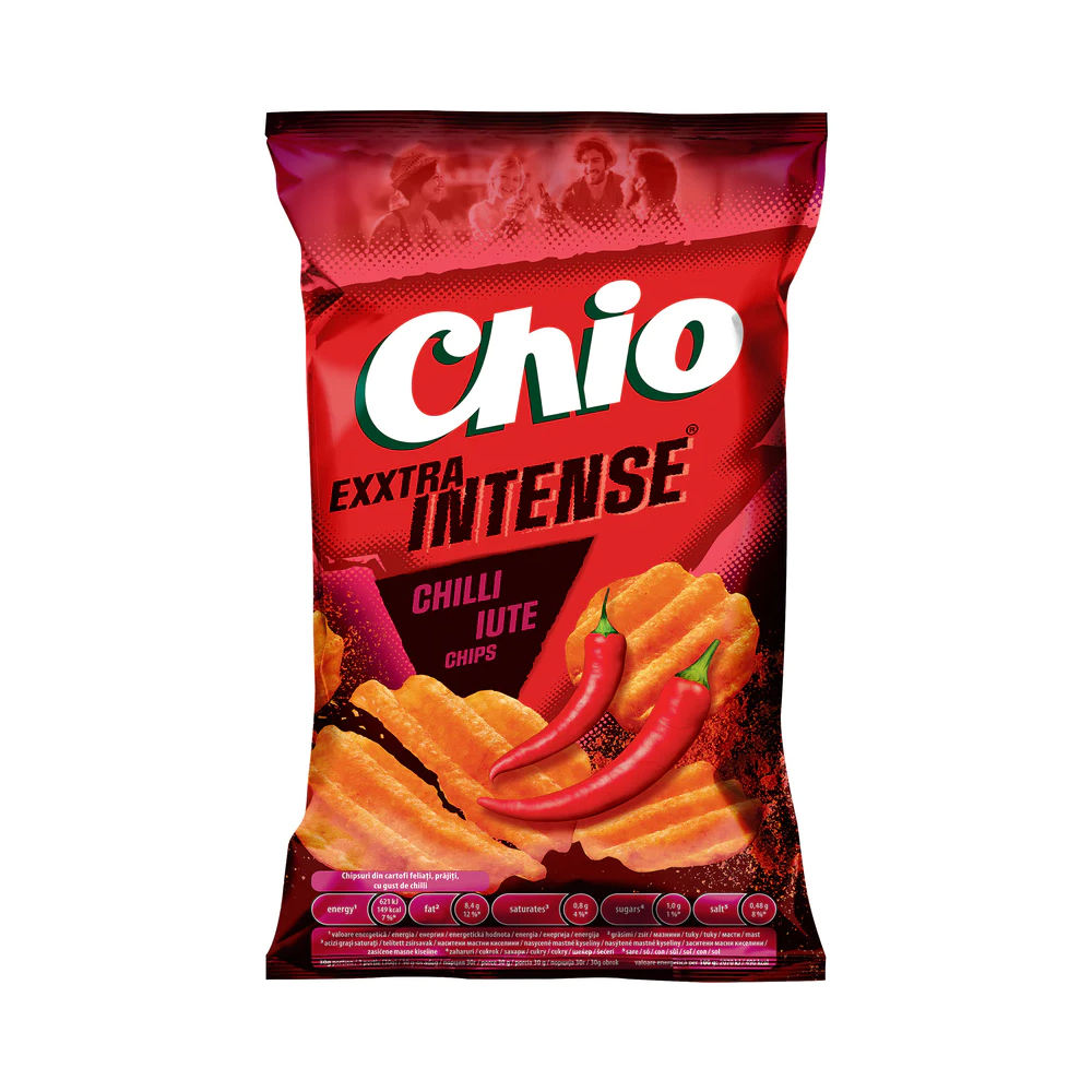 Chips / Snaks / Pufuleti - CHIO CHIPS INTENSE 125G CHILLI, mcanonstop.ro