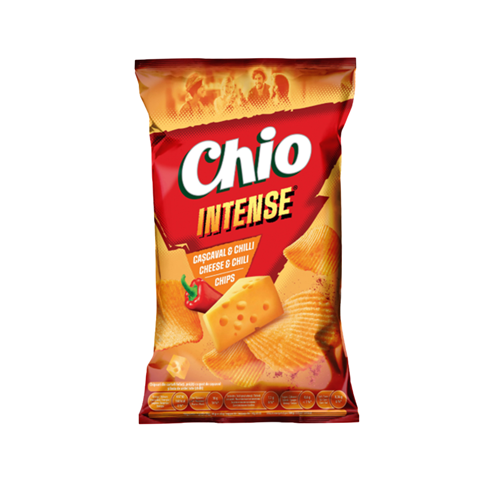 Chips / Snaks / Pufuleti - CHIO CHIPS INTENSE 130G CASCAVAL& CHILI, mcanonstop.ro