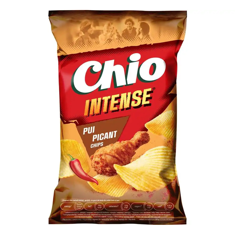 Chips / Snaks / Pufuleti - CHIO CHIPS INTENSE 130G PUI PICANT, mcanonstop.ro