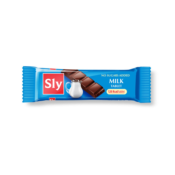 Fara zahar - CIOCOLATA SLY DIET 25G LAPTE, mcanonstop.ro