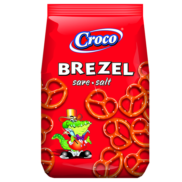 Maxi mix/ covrigei - CROCO BREZEL 80G SARE, mcanonstop.ro