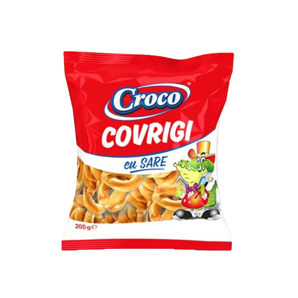 Biscuiti - CROCO COVRIGI 200G SARE, mcanonstop.ro