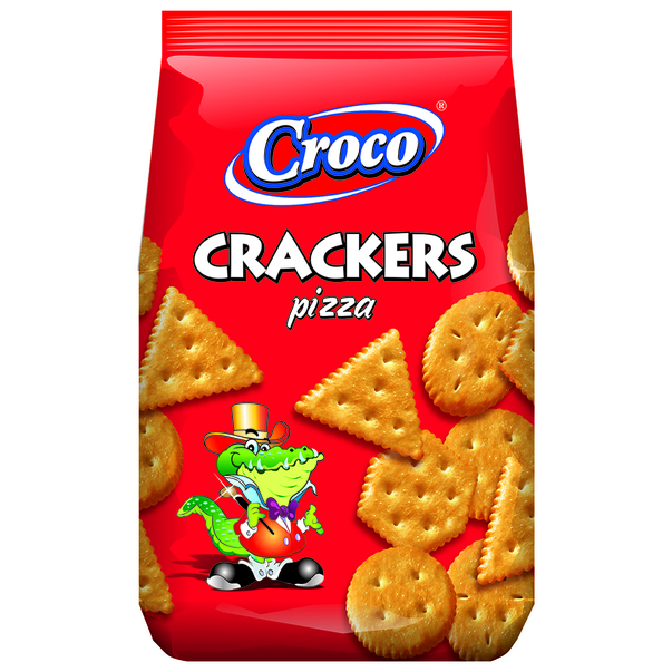 Biscuiti - CROCO CRACKERS 100G PIZZA, mcanonstop.ro