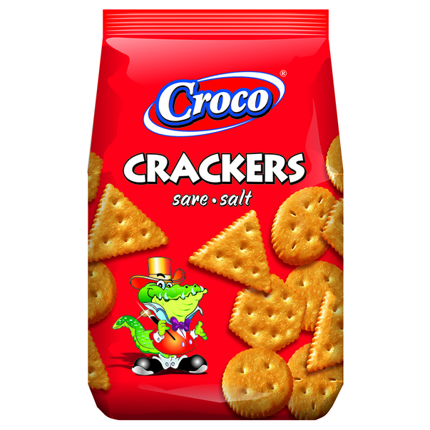 Biscuiti - CROCO CRACKERS 100G SARE, mcanonstop.ro