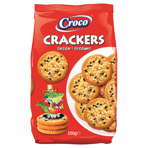 Biscuiti - CROCO CRACKERS 150G SUSAN, mcanonstop.ro