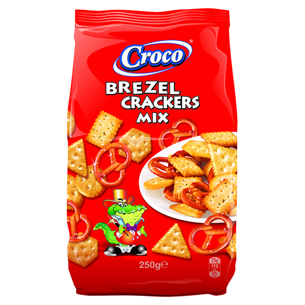 Biscuiti - CROCO CRACKERS MIX 250G, mcanonstop.ro