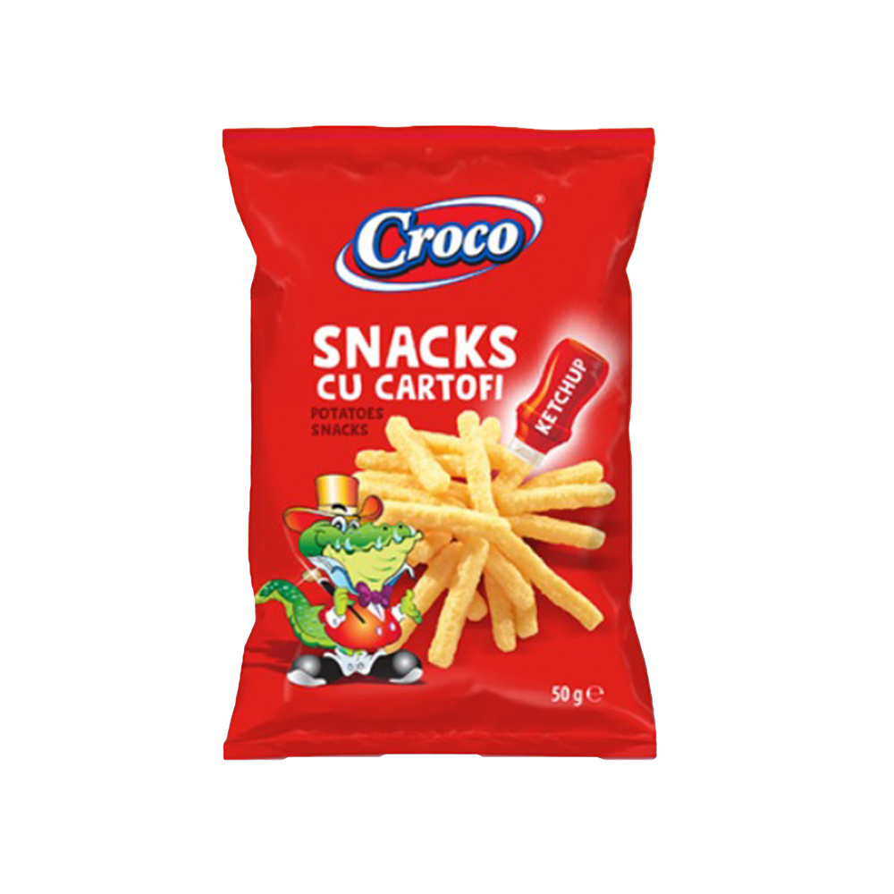 Biscuiti - CROCO SNACKS 50G KETCHUP, mcanonstop.ro