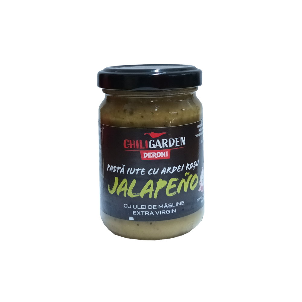 Sosuri Paste - DERONI PASTA IUTE CU ARDEI ROSU JALAPENO 145G 6BUC/BAX, mcanonstop.ro