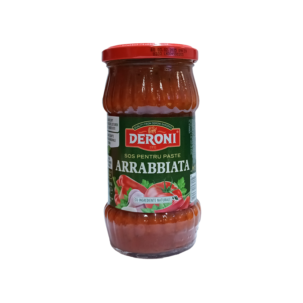 Sosuri Paste - DERONI SOS PASTE ARRABBIATA 310G 6BUC/BAX, mcanonstop.ro