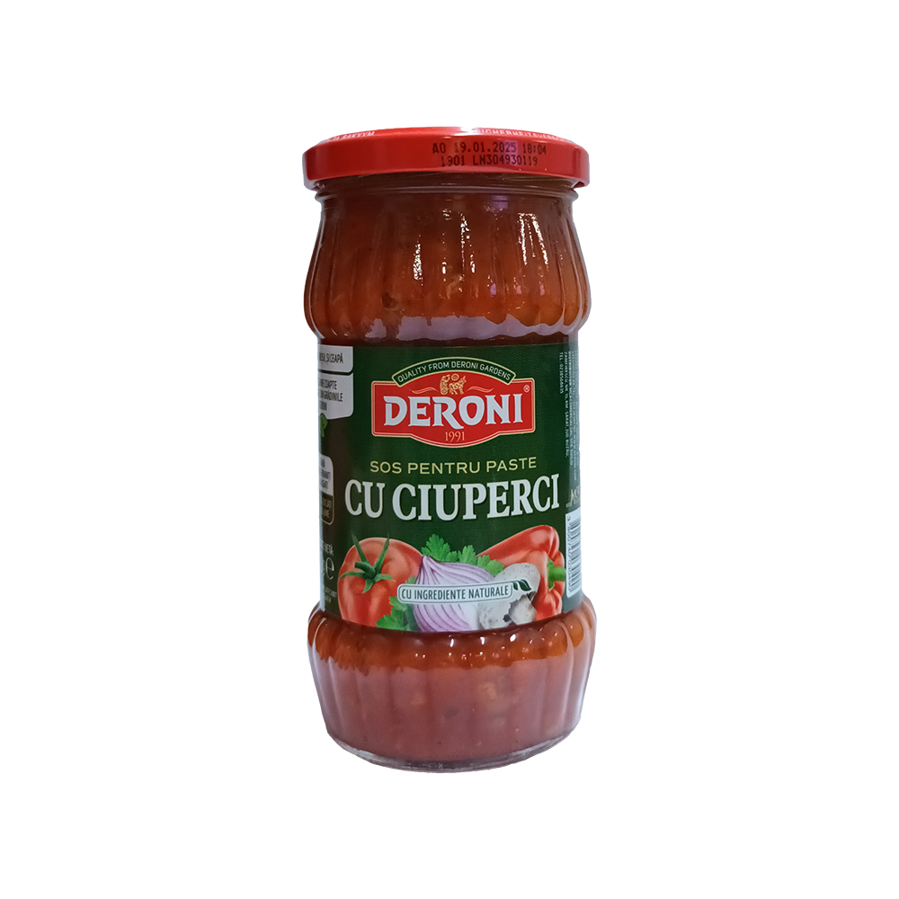 Sosuri Paste - DERONI SOS PASTE CU CIUPERCI 310G 6BUC/BAX, mcanonstop.ro