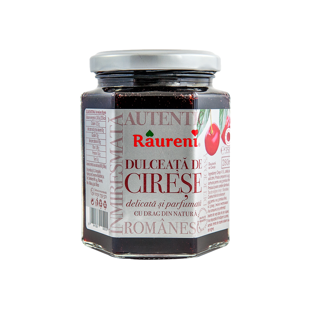 Conserve fructe - DULCEATA CIRESE 350GR RAURENI, mcanonstop.ro