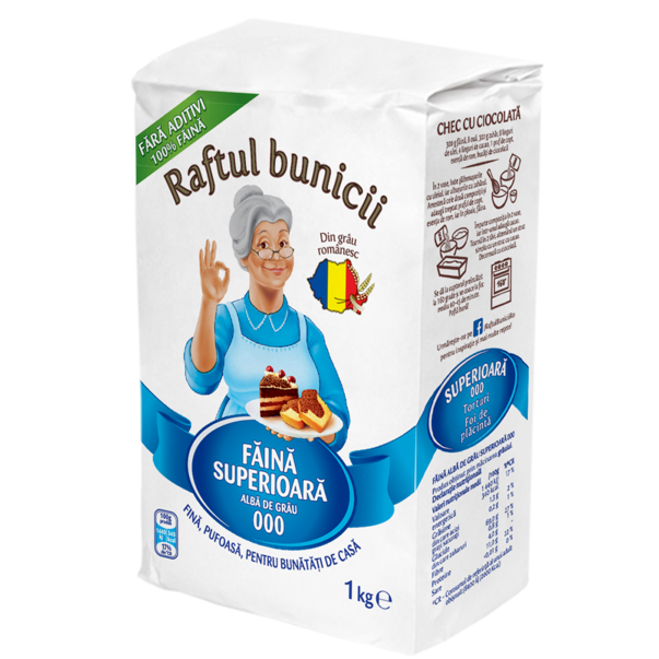 Faina - FAINA RAFTUL BUNICII 1KG SUPERIOARA TIP 000, mcanonstop.ro